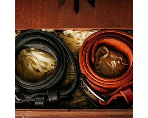 Подарунковий набір із двох чоловічих ременів Florida