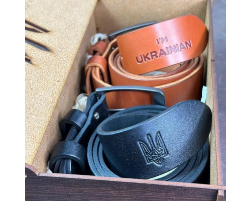 Подарунковий набір із двох чоловічих ременів Florida