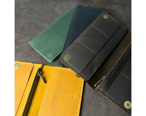 Чоловічий клатч Лонгер коричневий