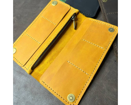 Чоловічий клатч Лонгер рудий