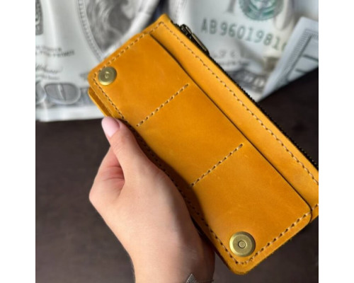 Чоловічий клатч Лонгер рудий