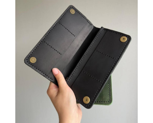 Чоловічий клатч Лонгер зелений