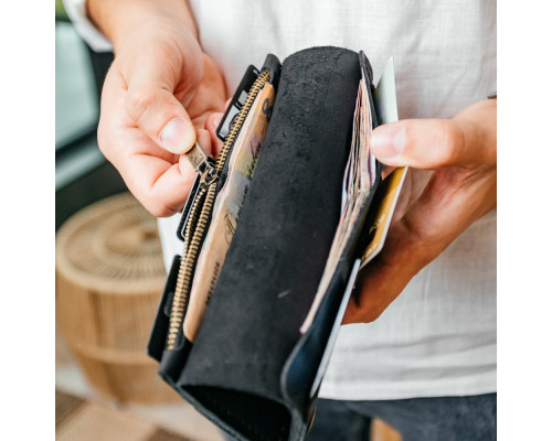 Чоловічий клатч Лонгер чорний