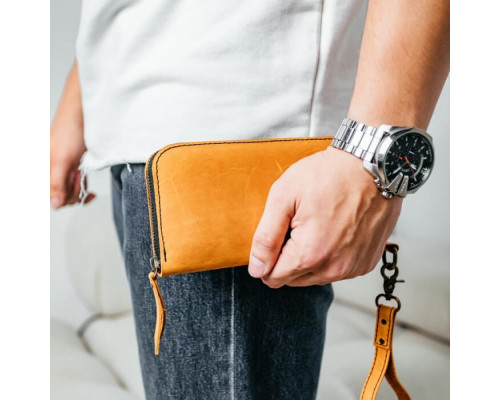 Чоловічий клатч Арізона рудий