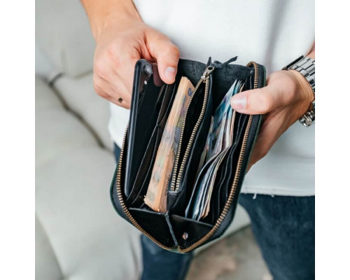 Чоловічий клатч Арізона зелений