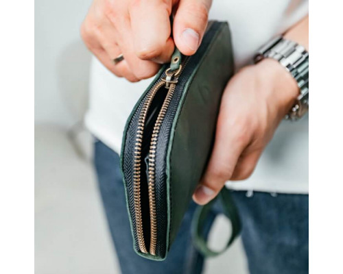 Чоловічий клатч Арізона зелений