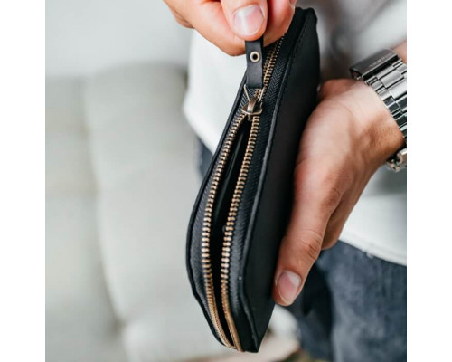 Чоловічий клатч гладкий