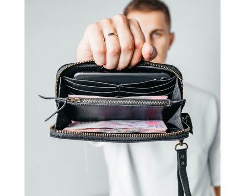 Чоловічий клатч гладкий