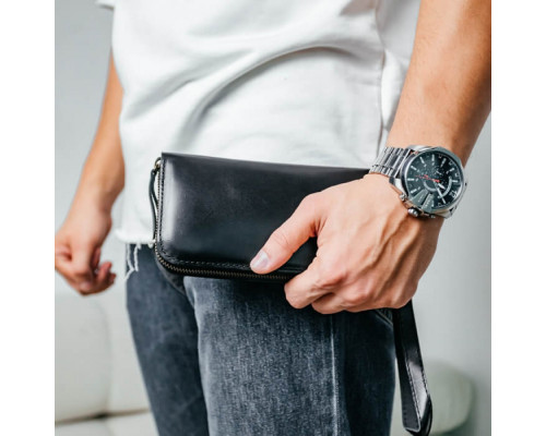 Чоловічий клатч гладкий