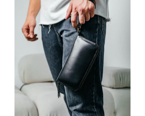 Чоловічий клатч гладкий