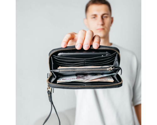 Чоловічий клатч гладкий