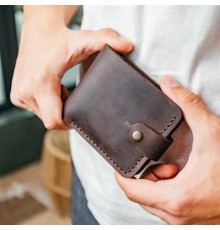 Чоловічий гаманець Біфолд коричневий