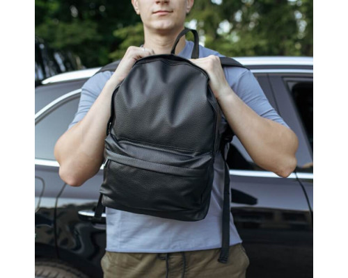 Чоловічий чорний рюкзак