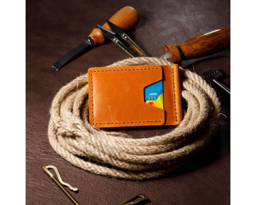 Затискач для грошей рудий Тризуб