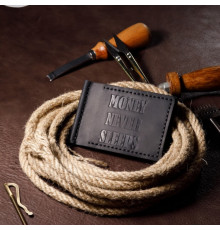 Затискач для грошей чорний MNS