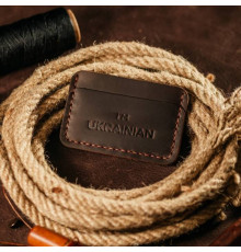 Картхолдер коричневий I'm Ukrainian