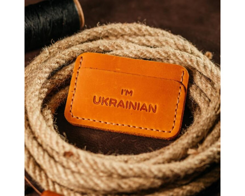 Картхолдер рудий I'm Ukrainian