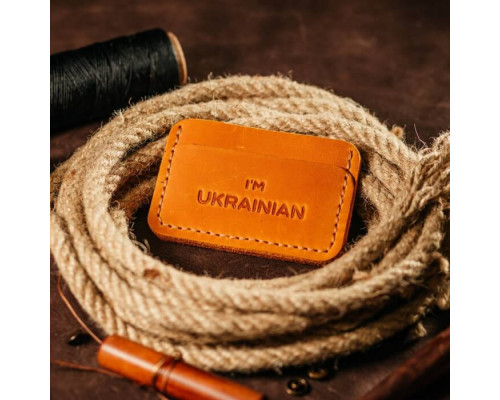 Картхолдер рудий I'm Ukrainian