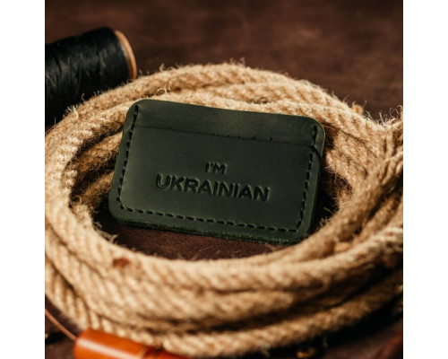 Картхолдер зелений I'm Ukrainian