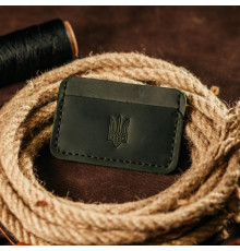 Картхолдер зелений Тризуб