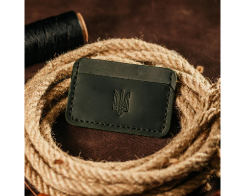 Картхолдер зелений Тризуб