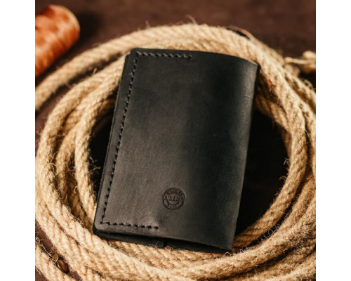 Чоловіча обкладинка на паспорт чорна