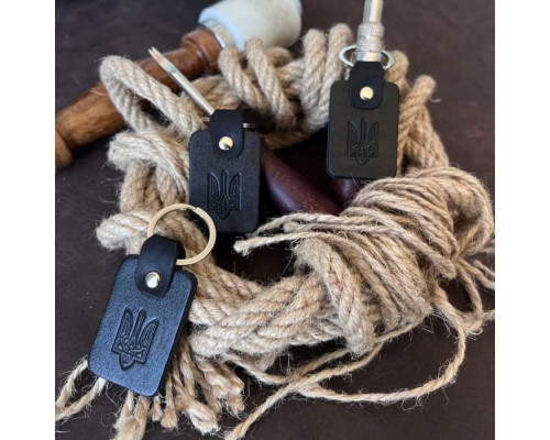 Брелок Тризуб чорний унісекс