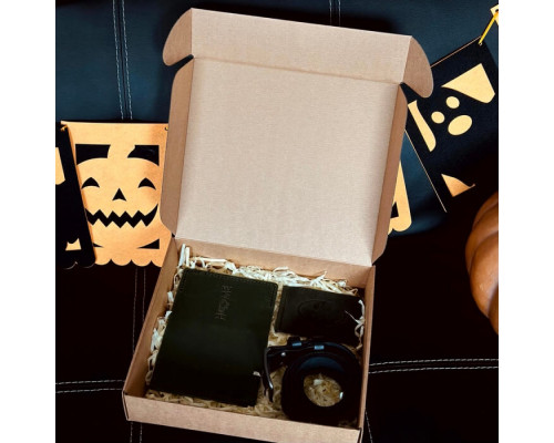 Подарунковий чоловічий набір з ременя Florida, затискача для грошей та обкладинки на паспорт