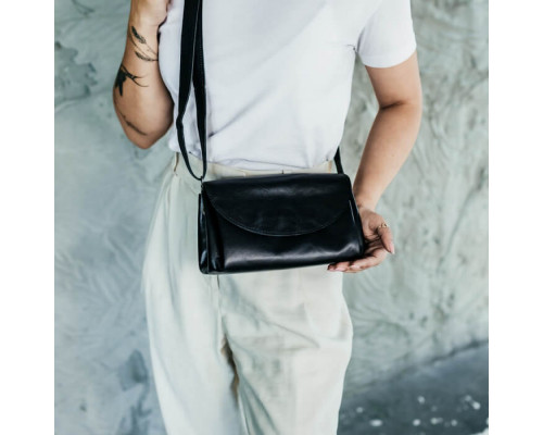 Жіноча сумка Невада чорна глянець