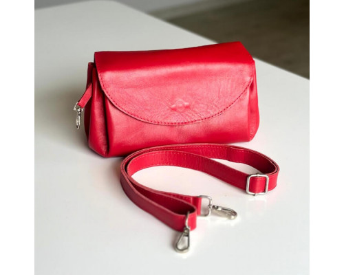 Жіноча сумка Невада червона глянець
