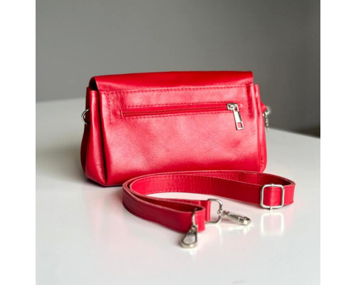 Жіноча сумка Невада червона глянець