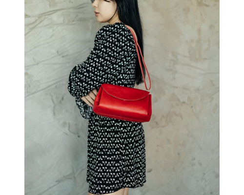 Жіноча сумка Невада червона глянець