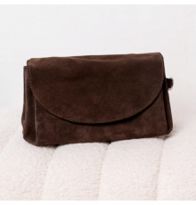 Жіноча сумка замшева Невада коричнева