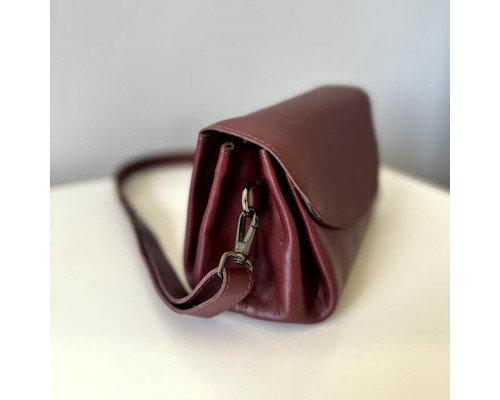 Жіноча сумка Невада бургунді глянець