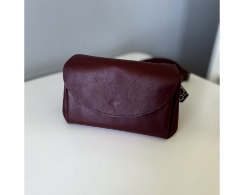 Жіноча сумка Невада бургунді глянець