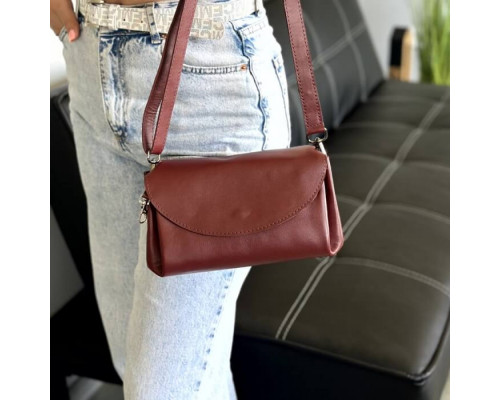 Жіноча сумка Невада бургунді глянець