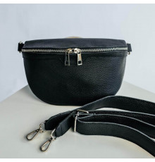 Жіноча сумка на пояс бананка Dallas чорна
