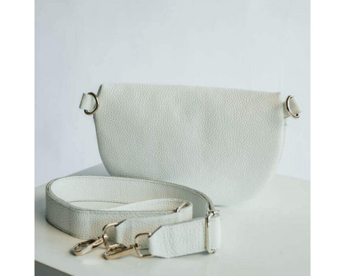 Жіноча сумка на пояс бананка Dallas біла