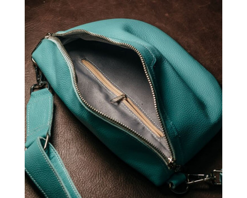 Жіноча сумка на пояс бананка Dallas бірюза