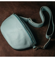 Жіноча сумка на пояс бананка Dallas блакитна