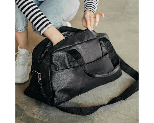 Спортивна сумка чорна унісекс