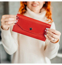 Женский кошелек Флоренция красный