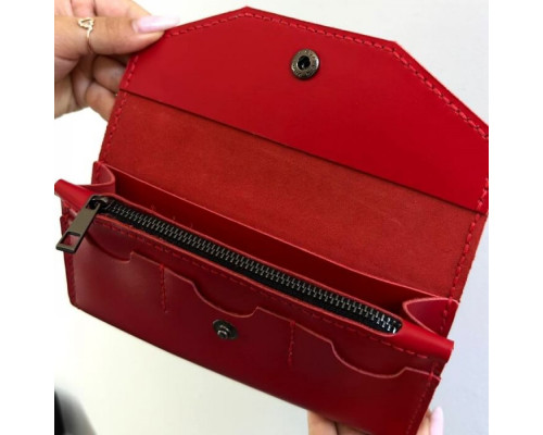 Женский кошелек Флоренция красный