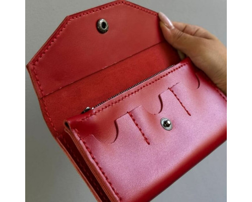 Женский кошелек Флоренция красный