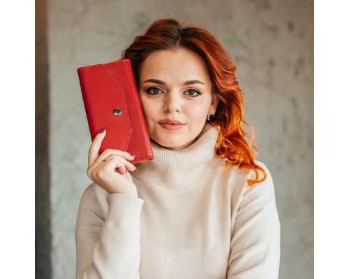 Женский кошелек Флоренция красный