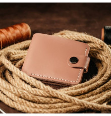 Женский розовый кошелек Бифолд