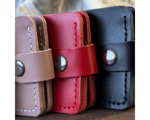 Женский розовый кошелек Бифолд