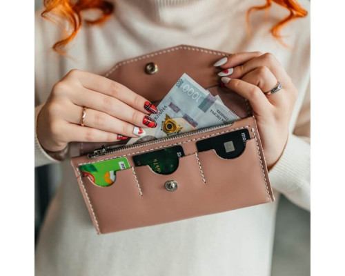 Женский кошелек Флоренция розовый