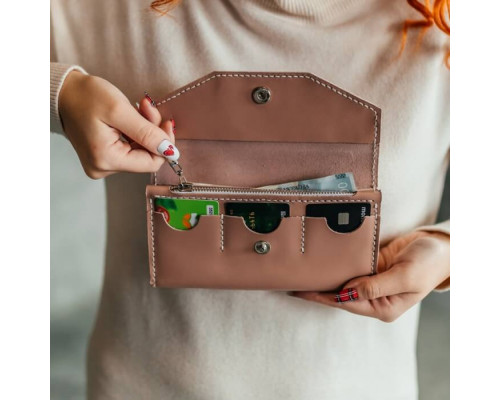 Женский кошелек Флоренция розовый