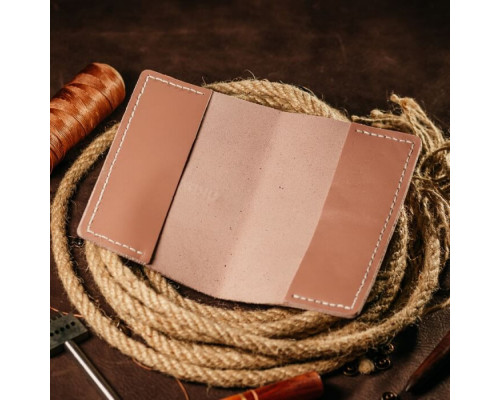 Обложка на паспорт женская розовая Home